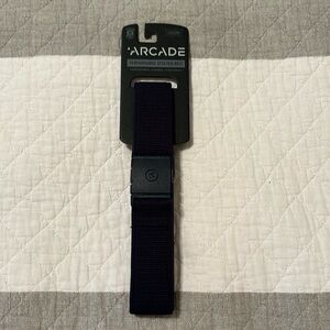 Arcade Performance Stretch Navy Belt, Custom Fit up to 40”in Length